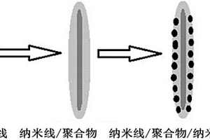 纳米线/聚合物/纳米颗粒夹心复合材料的制备方法