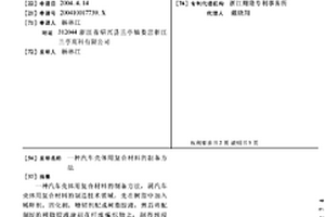汽车壳体用复合材料的制备方法