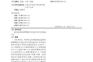 耐高温纳米阻燃增强PA6复合材料及其制备方法