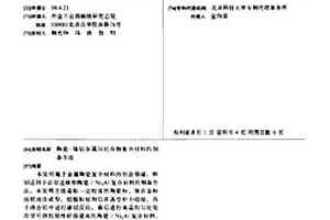 陶瓷-镍铝金属间化合物复合材料的制备方法