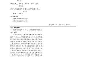 磁光双功能Fe3O4-SiO2-ZnS复合材料的制备