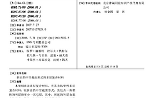 挤出的中空截面形式的多层复合材料