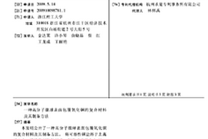 高分子微球表面包覆氧化铜的复合材料及其制备方法