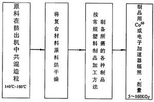 聚烯烃/层状硅酸盐纳米复合材料的制备及其辐照改性的方法
