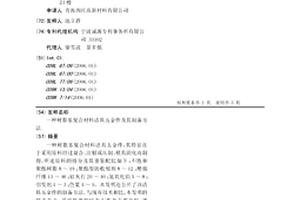 树脂基复合材料洁具五金件及其制备方法