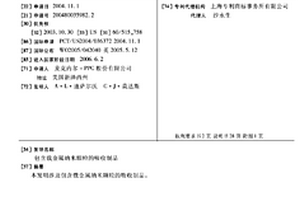 包含载金属纳米颗粒的吸收制品
