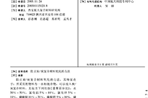 防止炭/炭复合材料氧化的方法