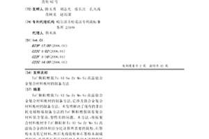 TiC颗粒增强Ti-Al-Sn-Zr-Mo-Si高温钛合金复合材料板材的制备方法
