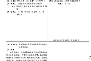 用磁性纳米复合材料提取DNA的方法及试剂盒
