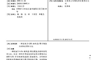 制备含CdTe纳米晶/聚合物复合材料的简单方法
