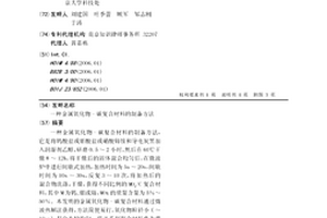 金属氧化物-碳复合材料的制备方法