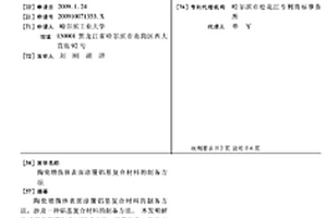 陶瓷增强体表面涂覆铝基复合材料的制备方法