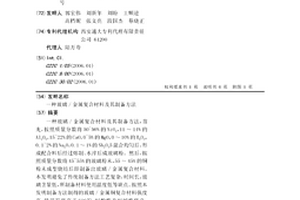 玻璃/金属复合材料及其制备方法