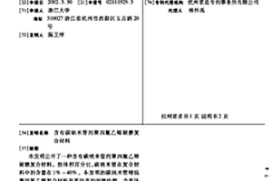 含有碳纳米管的聚四氟乙烯耐磨复合材料