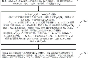 g-C3N4/CuS量子点改性COFs复合材料及其制备方法