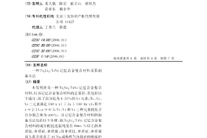 Ti5Si3/TiNi记忆合金复合材料及其制备方法