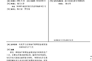电化学方法制备纤维增强金属基复合材料的生产工艺