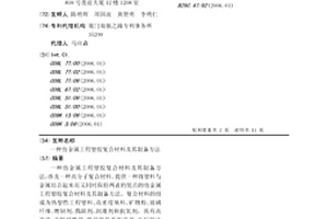 仿金属工程塑胶复合材料及其制备方法
