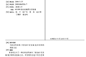有机改性纳米二氧化硅/尼龙66复合材料的制备方法