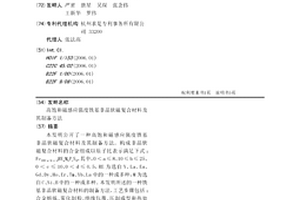 高饱和磁感应强度铁基非晶软磁复合材料及其制备方法