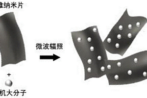 有机大分子修饰的二维纳米片复合材料及其制备方法