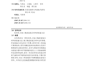 低导热、可加工陶瓷基复合材料的制备方法