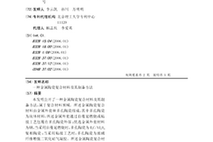 金属陶瓷复合材料及其制备方法