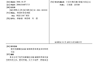使用电镀制造金属/碳纳米管纳米复合材料的方法