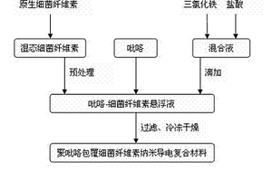 采用细菌纤维素为模板制备聚吡咯包覆细菌纤维素纳米导电复合材料的方法