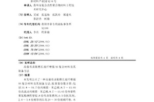 高强有卤阻燃长玻纤增强AS复合材料及其制备方法
