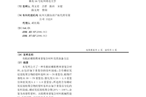 有机硅硼阻燃木塑复合材料及其制备方法