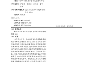 耐高温氮化物基陶瓷透波复合材料成型物的制备方法