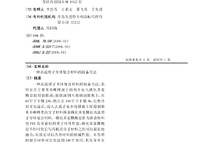 高温质子导体复合材料的制备方法