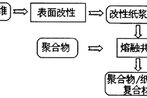 聚合物/纸浆纤维复合材料的制备方法