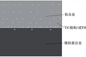 基于镍钛基合金和钛合金复合材料及其4D打印方法