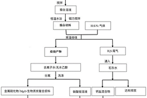 金属硫化物掺杂氧化镁-生物质炭复合材料及其制备方法和应用