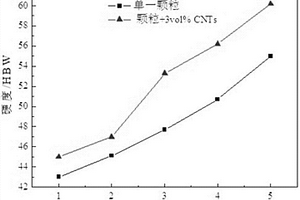 TiB<sub>2</sub>颗粒和碳纳米管混合增强的铜基复合材料及其制备方法