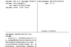 预浸渍复合材料及生产方法