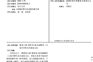 聚苯乙烯/弹性体/纳米碳酸钙三元复合材料及其制备方法