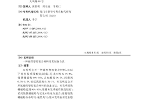 磁性塑胶复合材料及其制备方法