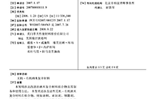 无机-有机纳米复合材料