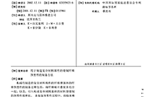 用于制造复合材料部件的缝制纤维预型件的制备方法