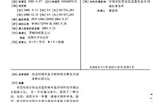改进的纳米复合材料组合物及其制备和应用方法
