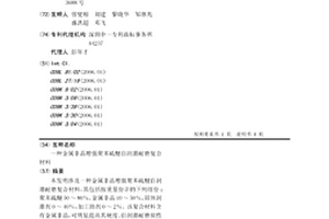 金属非晶增强聚苯硫醚自润滑耐磨复合材料