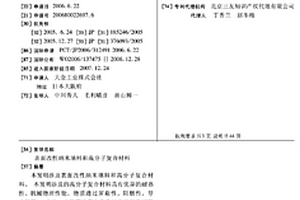 表面改性纳米填料和高分子复合材料