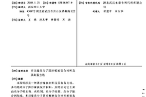 多功能高分子固沙植被复合材料及其制备方法