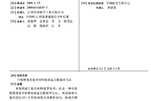 中温树脂基复合材料易溶盐芯模成型方法