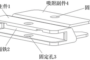 用于笔记本支架的磁吸复合材料结构