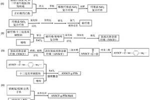 氮硫共掺杂碳纤维接枝聚噻吩/MnS复合材料及其电极的制备方法