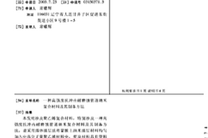 高强度抗冲击耐磨蚀管道纳米复合材料及其制备方法